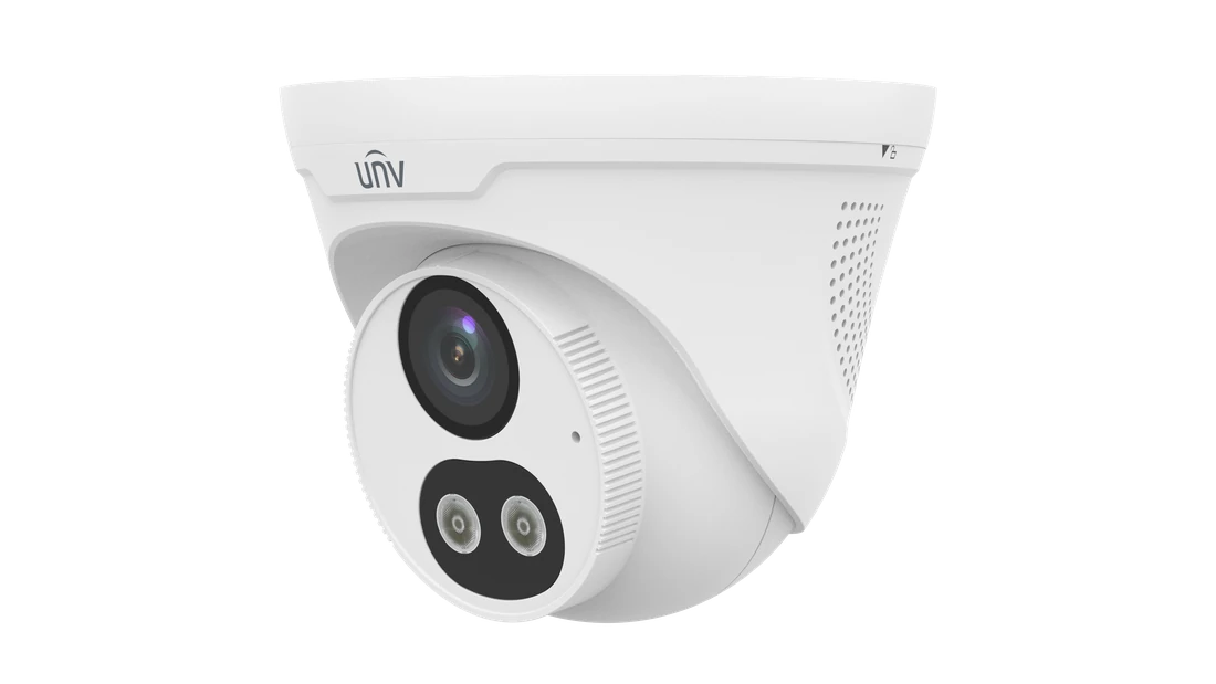 IPC3614LE-ADF28KC-DL Uniview 4 MP ColorHunter Dual-Light Eyeball Kamera, Sesli ve Hoparlörlü